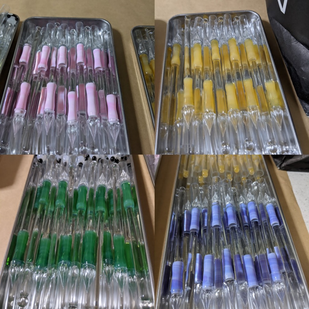 3月末に完成・納品したガラスペン2