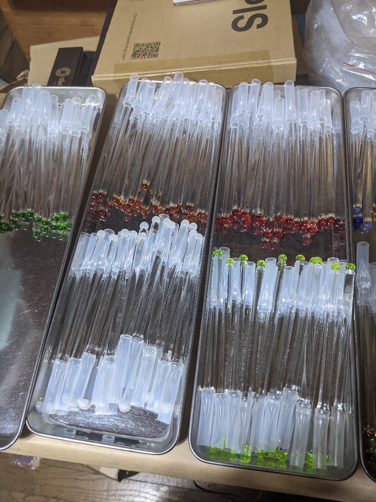 7月納品分のガラスペン（やっと半分）2