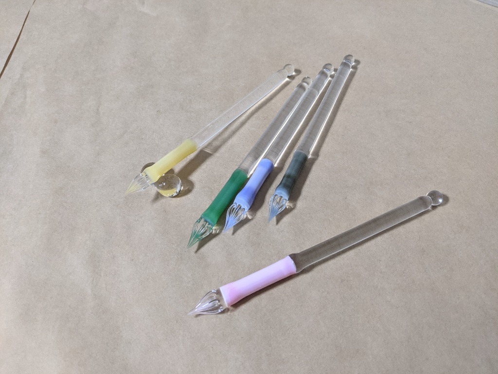 新作ガラスペン（シンプルシリーズ第2弾）完成2
